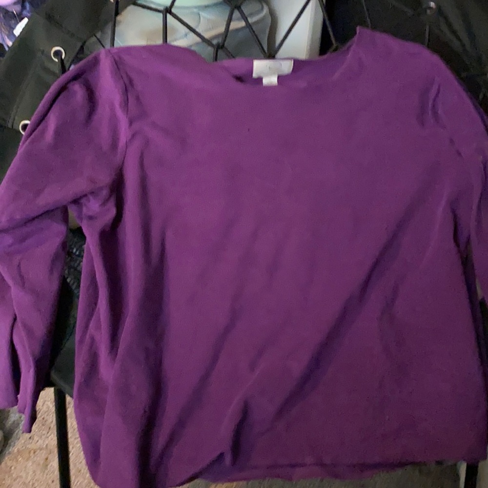 Purple oversized shirt